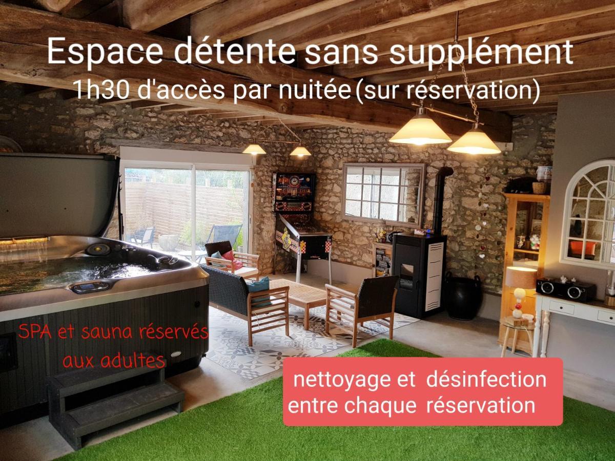 Le Grand Cedre Spa Et Sauna Interieur Piscine Marolles  Екстериор снимка